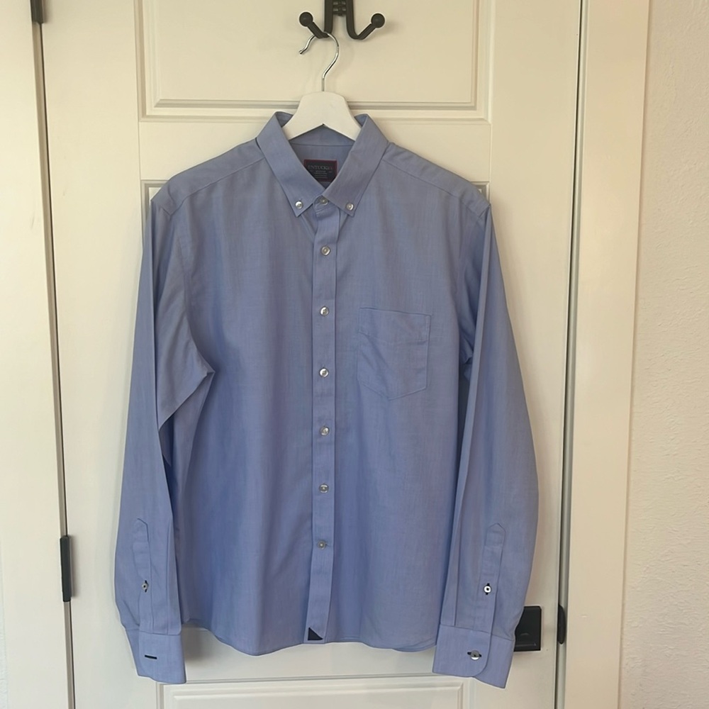 UNTUCKit Light Blue Long Sleeve Button Down Shirt Men’s Medium